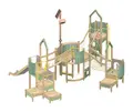 Spark Danny interaktiv lek meadow L786 x B727 x H463 cm