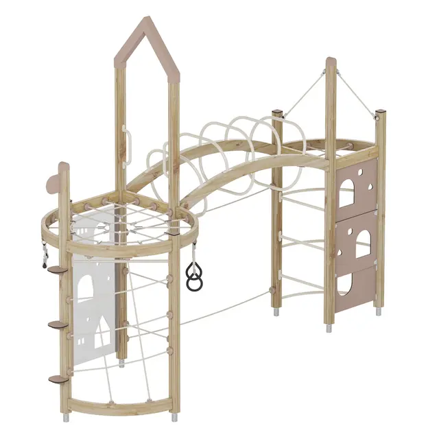 Prime Saga klatrestativ mist L169 x B505 x H399 cm 