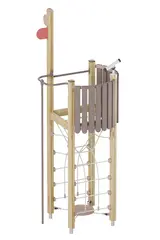 Prime klatret&#229;rn L129 x B141 x H381 cm