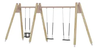 Prime trippelt huskestativ L564 x B150 x H234 cm