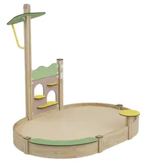 Prime Anni sandkasse L249 x B222 x H221 cm