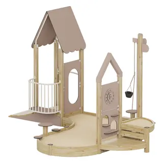 Prime Wilhelm sand- og lekemiljø L491 x B411 x H284 cm