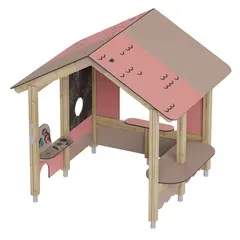 Prime Krister lekehus ember L220 x B182 x H210 cm