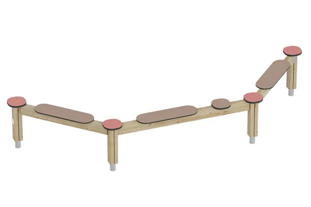 Prime trippel balansebom ember L355 x B115 x H56 cm 