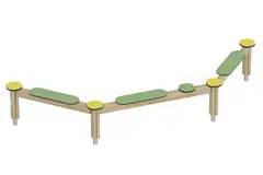 Prime trippel balansebom L355 x B115 x H56 cm