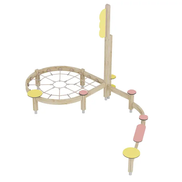 Prime balanseløype bloom L410 x B226 x H251 cm 