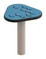 Prime Tanja balanseplate snow L28 x B27 x H35 cm