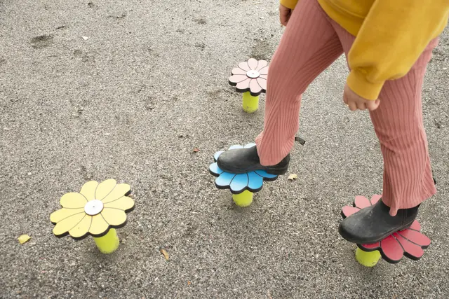 Mummi blomst gul L27 x B22 x H21 cm 