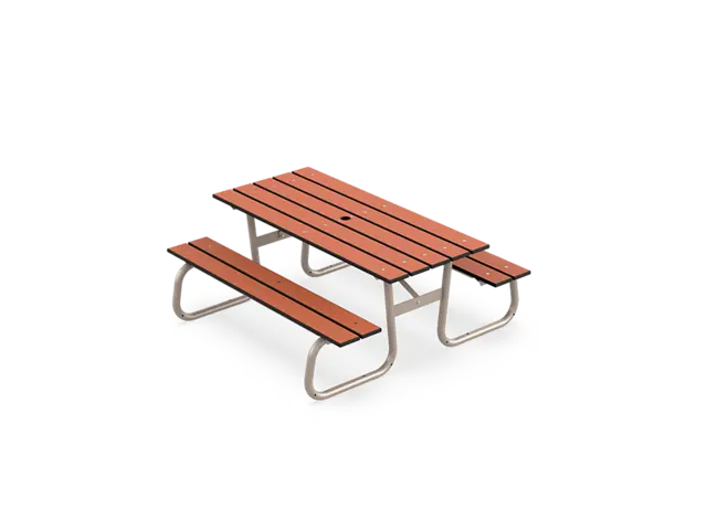 Hans piknikbord barn L140 x B124 x H60 cm 