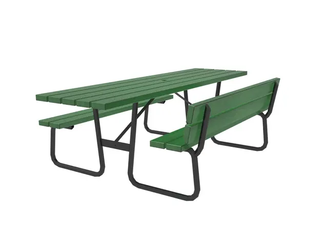 Hansa piknikbord med 1 ryggstøtte L230 x B160 x H72 cm 