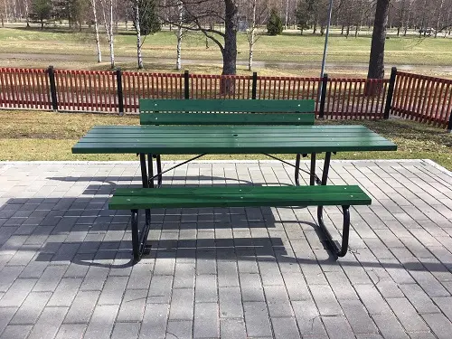 Hansa piknikbord med 1 ryggstøtte L230 x B160 x H72 cm 