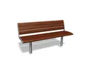 NIFO benk med rygg,uten armlener 3 seter L170 x B61 x H82 cm