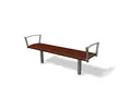 NIFO benk med armlener L162 x B45 x H45 cm