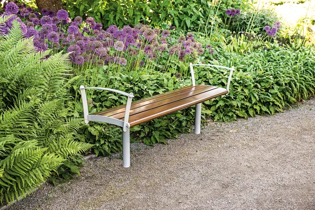 NIFO benk med armlener L162 x B45 x H45 cm 