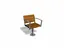 NIFO stol med rygg og armlener L66 x B61 x H82 cm