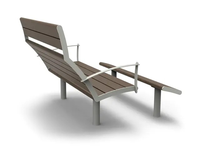 NIFO Easy Solbenk med fotskammel L170 x B131 x H103 cm 