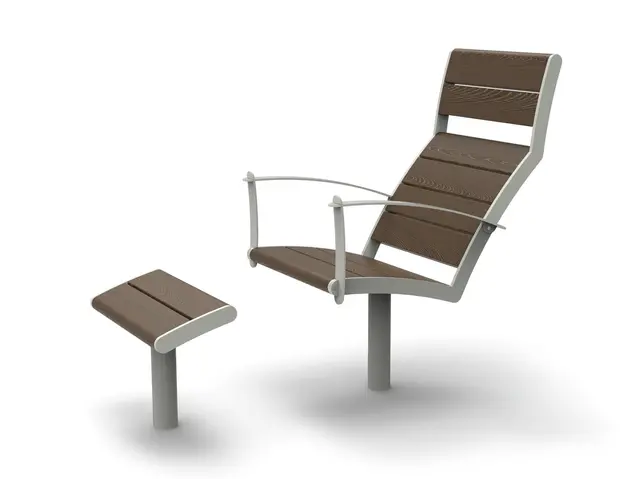 NIFO Easy Solstol med fotskammel L58 x B131 x H103 cm 