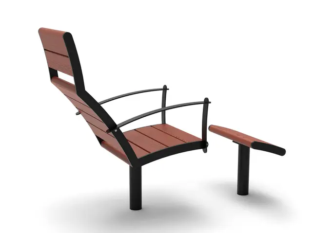 NIFO Easy Solstol med fotskammel L58 x B131 x H103 cm 