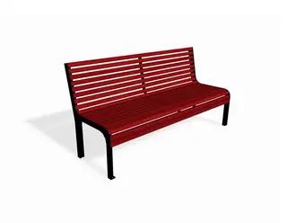 Nonstop Talking benk med ryggstøtte L180 x B64,5 x H90 cm