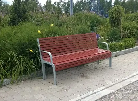 Nonstop Talking benk med armlene L180 x B64,5 x H90 cm 