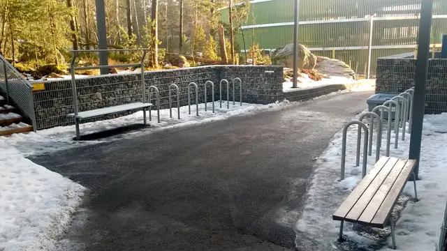 Bågen sykkelstativ L29 x B50 x H95 cm 