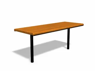Yarden bord - for nedstøping L175 x B67 x H72 cm