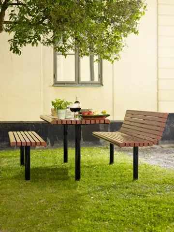 Yarden bord - for nedstøping L175 x B67 x H72 cm 