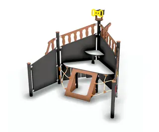 Gefion liten baugseksjon L241 x B220 x H193 cm