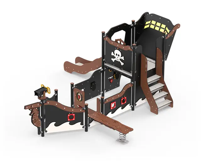 Nathalie, medium piratskip L466 x B406 x H191 cm 