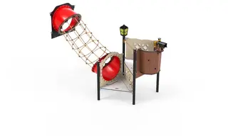 Cathrine tautunnel til store piratskip L379 x B168 x H232 cm