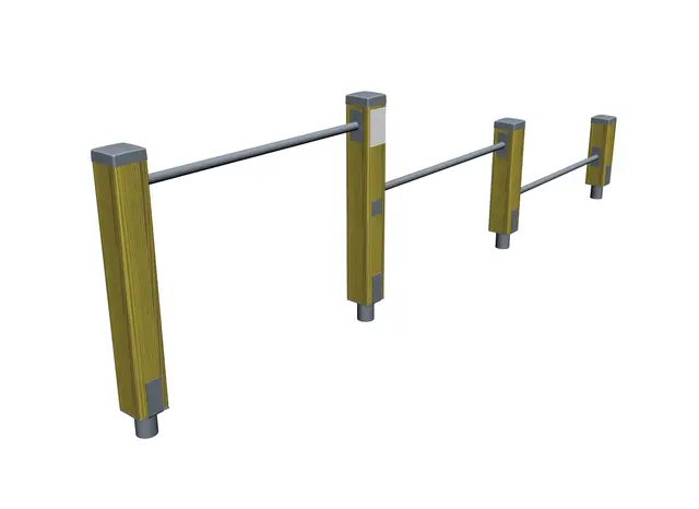 Finno Trippel Push-up L366 x B10 x H100 cm 