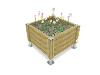 Plantekasse kube L93 x B93 cm