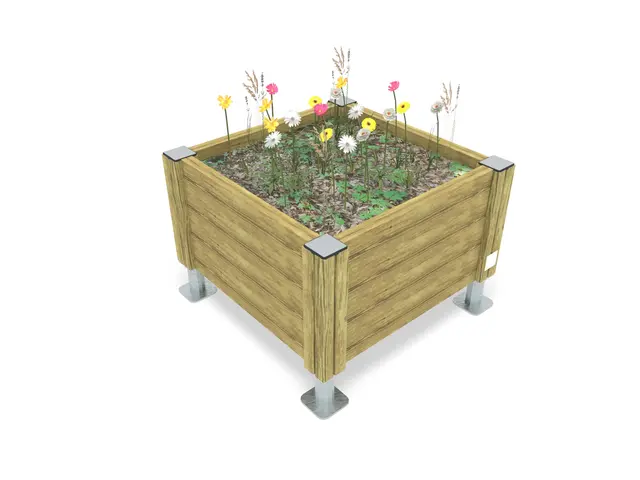 Plantekasse kube L93 x B93 cm 