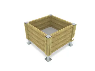Plantekasse kube L93 x B93 cm