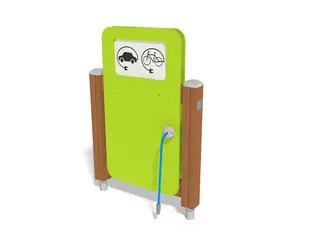 Finno lekepanel Bensinpumpe L10 x B158 x H168 cm