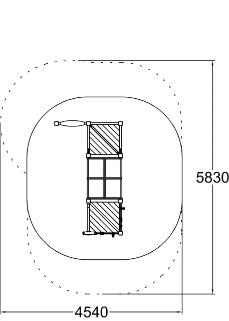 Finno Lekeapparat med tunell L286 x B170 x H139 cm 