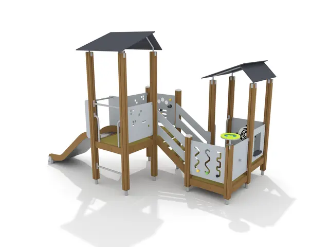 Finno lekeapparat Lite med sklie L427 x B250 x H285 cm 