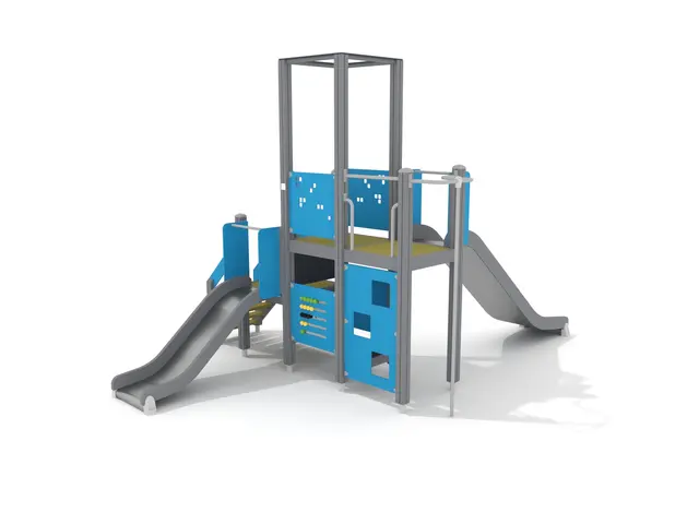 Finno Aktivitetstårn med sklie L    x B    x H332 cm 