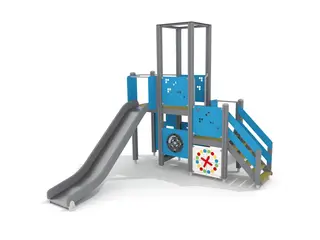 Finno Aktivitetstårn med sklie L    x B    x H332 cm