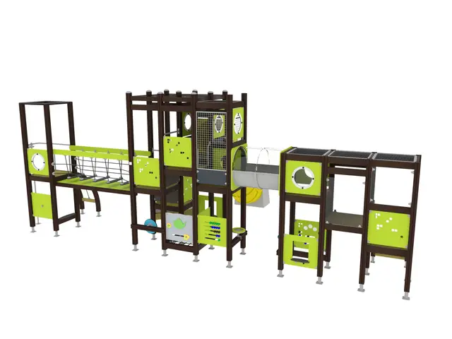 Finno leketårn med tunell sklie 