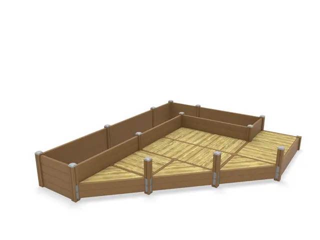 Plantekasse med platå 