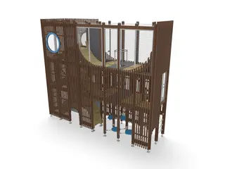 Maze - vertikalt labyrinttårn L658 x B178 x H560 cm