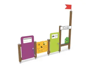 Finno Lekevegg Bensinstasjon L350 x B9 x H278 cm