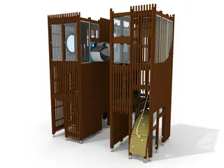Maze - vertikalt labyrinttårn stor L681 x B500 x H560 cm