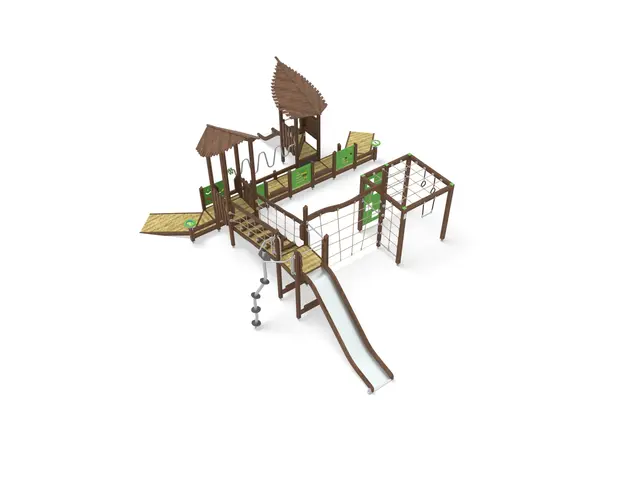 Flora leke- og klatresystem L872 x B991 x H382 cm 