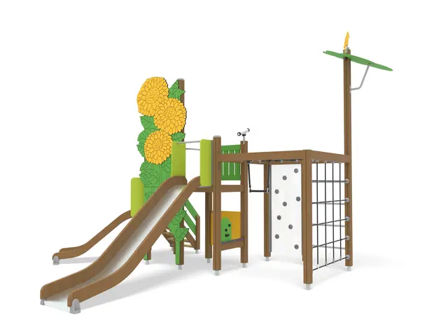 Finno Aktivitetstårn med 2 sklier 