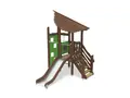 Flora lekeapparat  Sklie og klatrevegg L287 x B243 x H382 cm