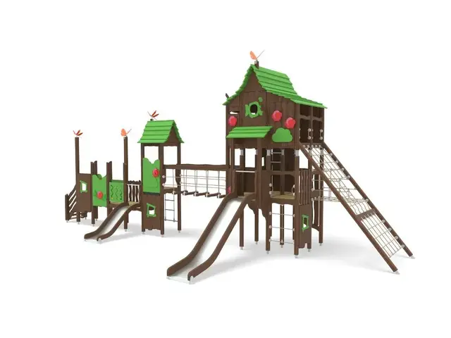 Flora Rose TowerPlay L532 x B1170 x H528 cm 