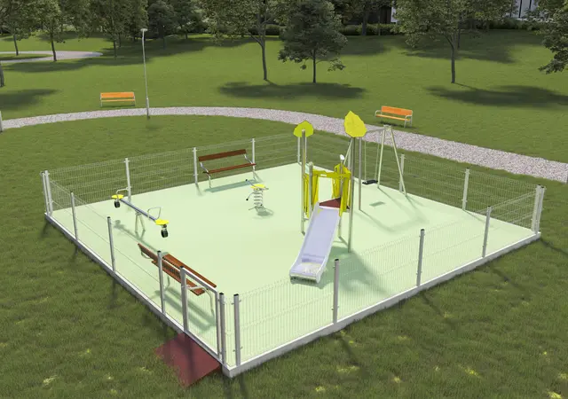 Modul lekeplass 1 L800 x B800 cm 