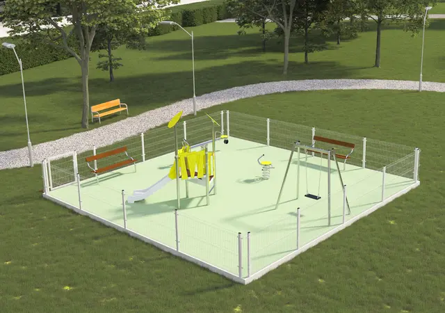 Modul lekeplass 1 L800 x B800 cm 